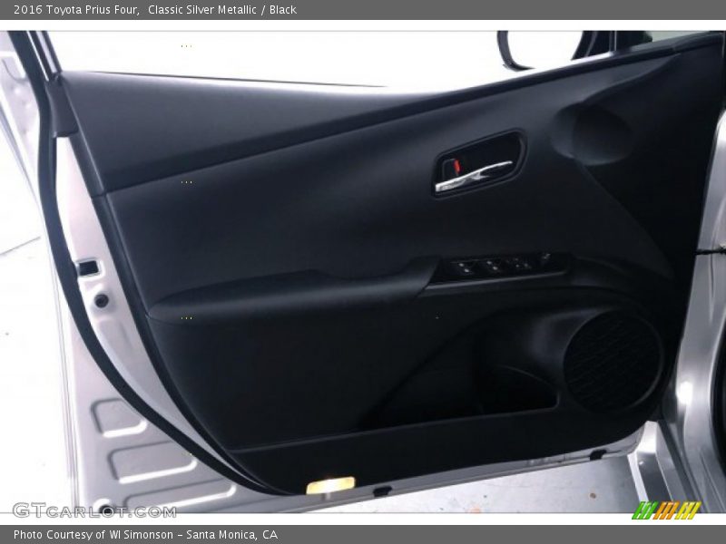 Classic Silver Metallic / Black 2016 Toyota Prius Four