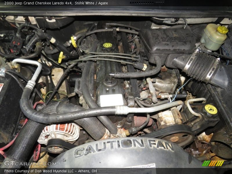 Stone White / Agate 2000 Jeep Grand Cherokee Laredo 4x4