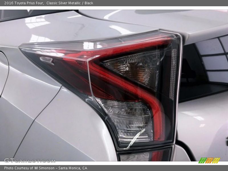 Classic Silver Metallic / Black 2016 Toyota Prius Four