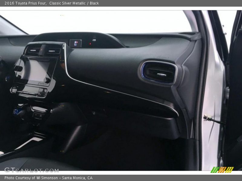 Classic Silver Metallic / Black 2016 Toyota Prius Four
