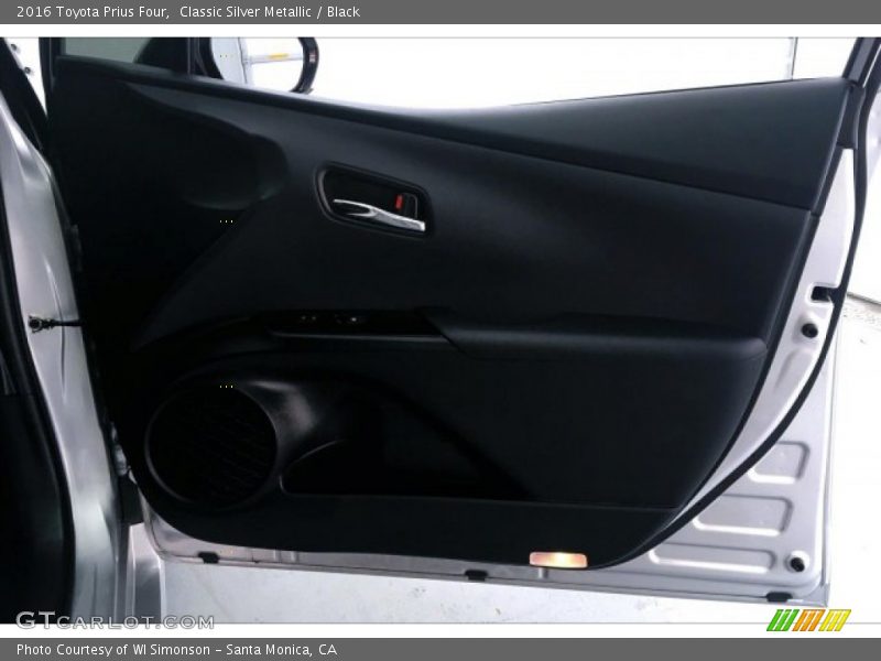 Classic Silver Metallic / Black 2016 Toyota Prius Four
