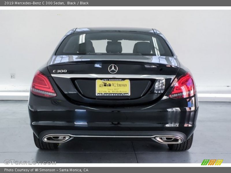 Black / Black 2019 Mercedes-Benz C 300 Sedan