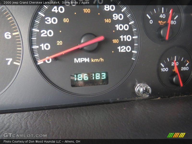 Stone White / Agate 2000 Jeep Grand Cherokee Laredo 4x4
