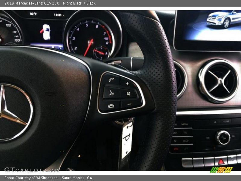 Night Black / Black 2019 Mercedes-Benz GLA 250