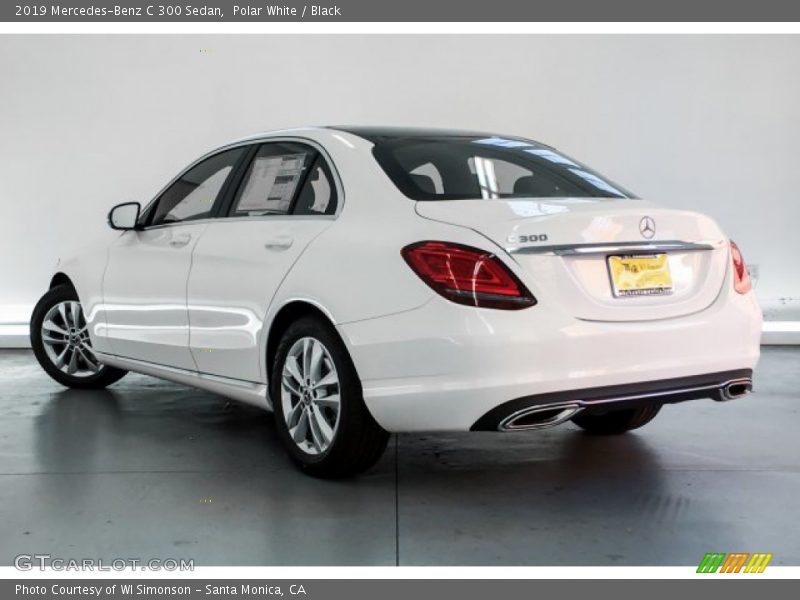 Polar White / Black 2019 Mercedes-Benz C 300 Sedan