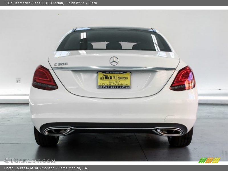 Polar White / Black 2019 Mercedes-Benz C 300 Sedan