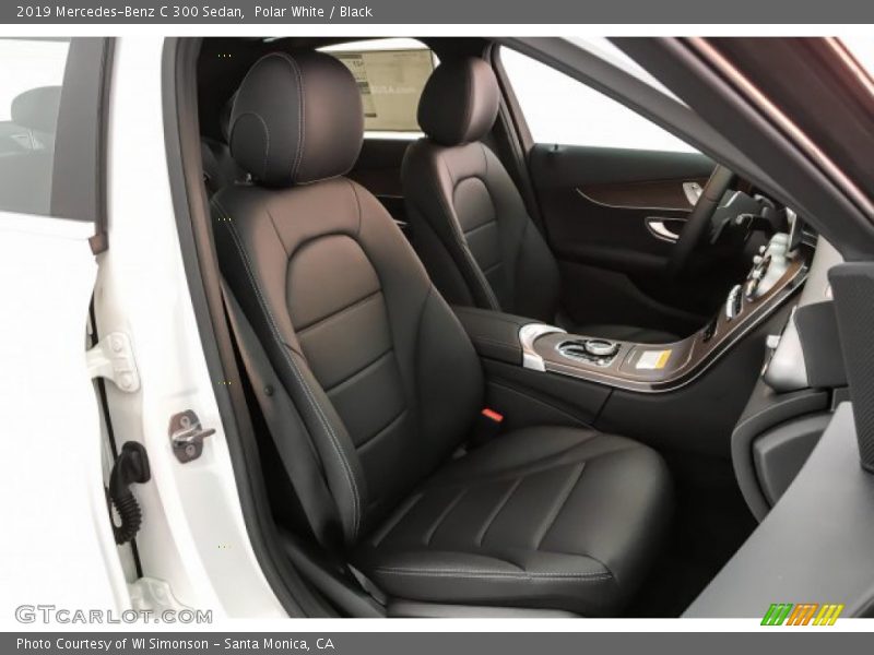 Polar White / Black 2019 Mercedes-Benz C 300 Sedan