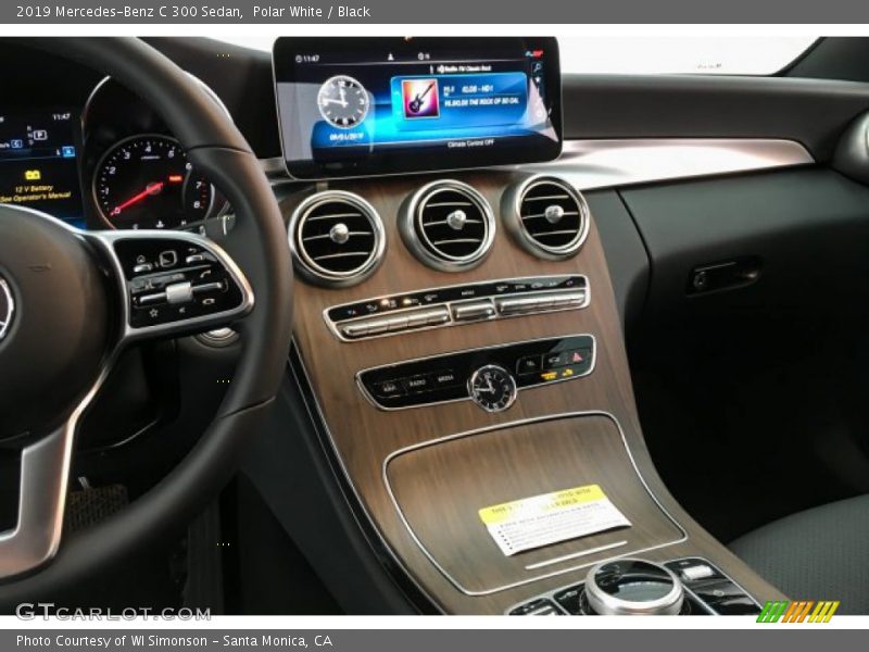 Polar White / Black 2019 Mercedes-Benz C 300 Sedan