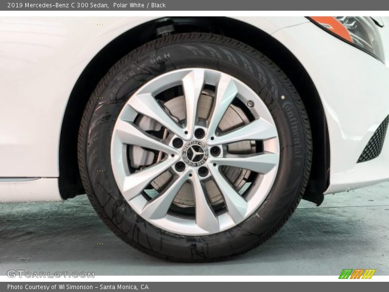 Polar White / Black 2019 Mercedes-Benz C 300 Sedan