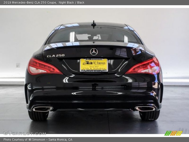 Night Black / Black 2019 Mercedes-Benz CLA 250 Coupe