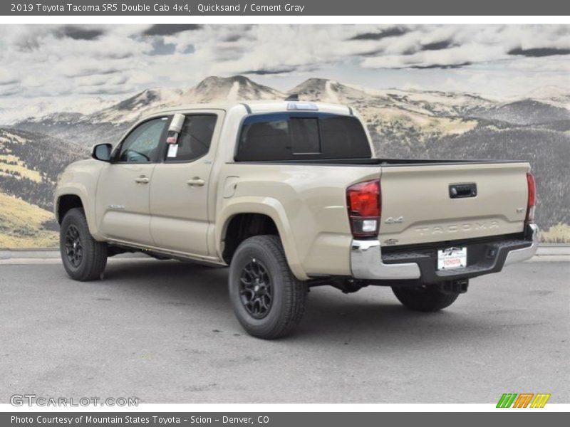 Quicksand / Cement Gray 2019 Toyota Tacoma SR5 Double Cab 4x4