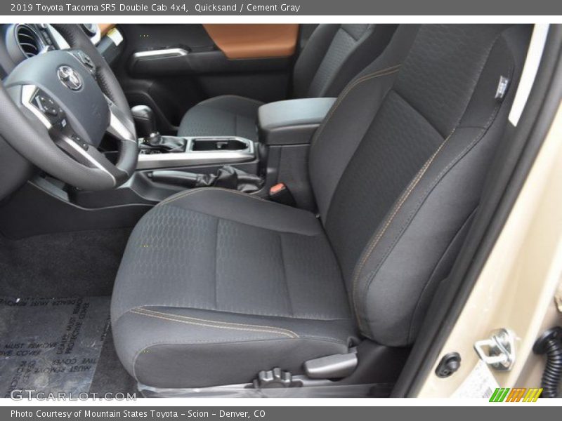Quicksand / Cement Gray 2019 Toyota Tacoma SR5 Double Cab 4x4