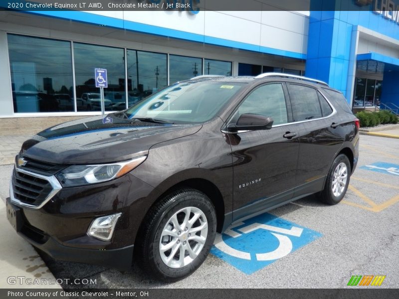 Chocolate Metallic / Jet Black 2020 Chevrolet Equinox LT AWD