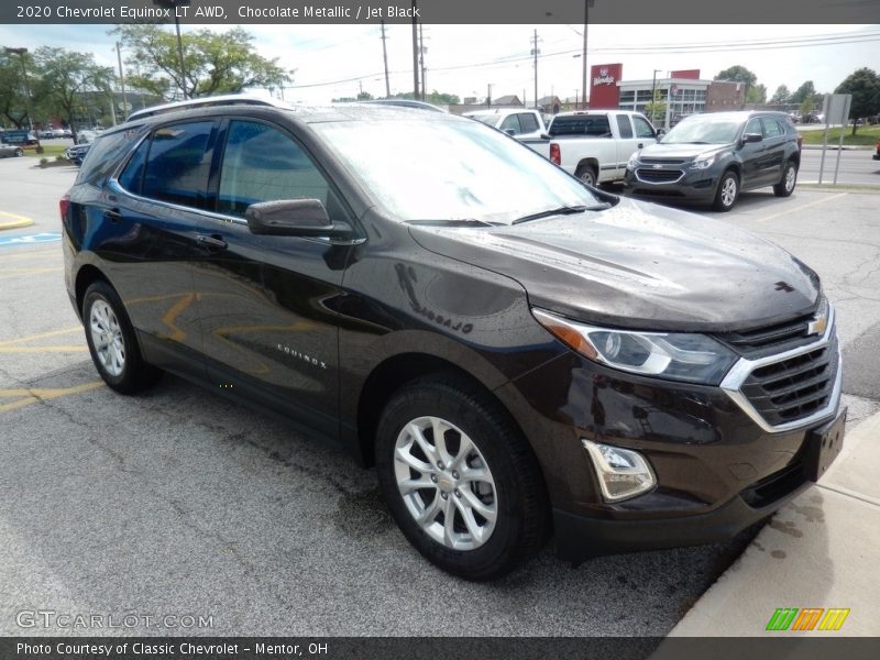 Chocolate Metallic / Jet Black 2020 Chevrolet Equinox LT AWD