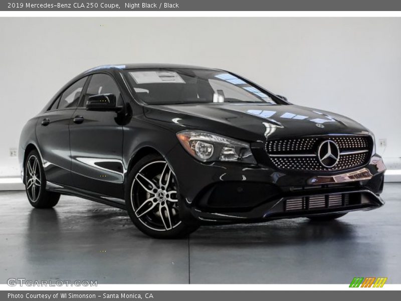 Night Black / Black 2019 Mercedes-Benz CLA 250 Coupe