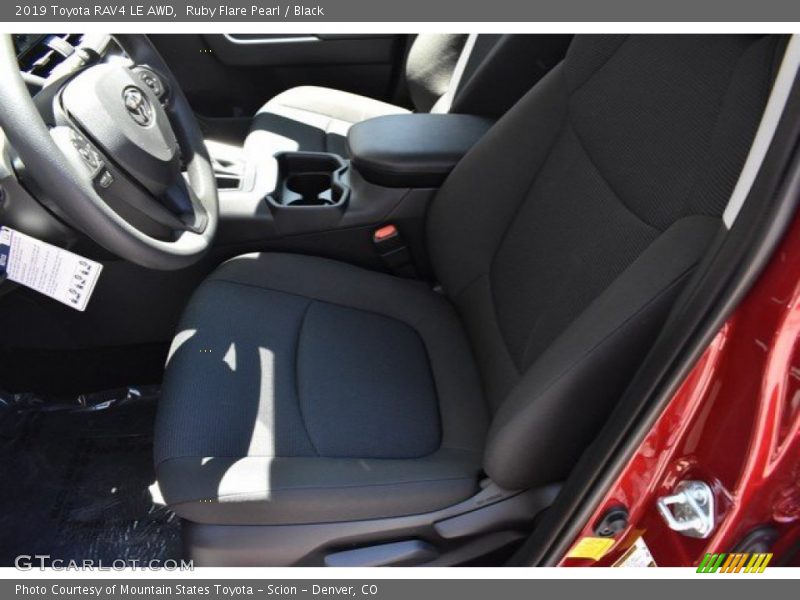 Ruby Flare Pearl / Black 2019 Toyota RAV4 LE AWD