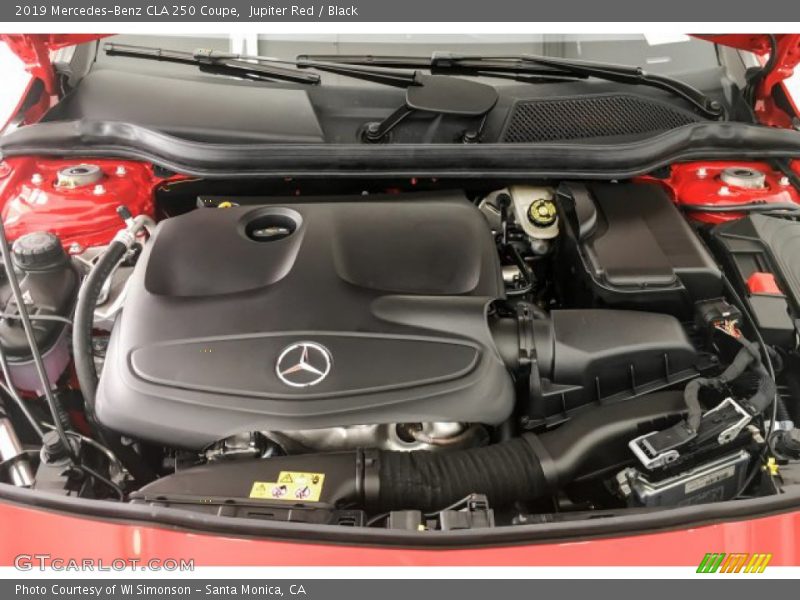 Jupiter Red / Black 2019 Mercedes-Benz CLA 250 Coupe