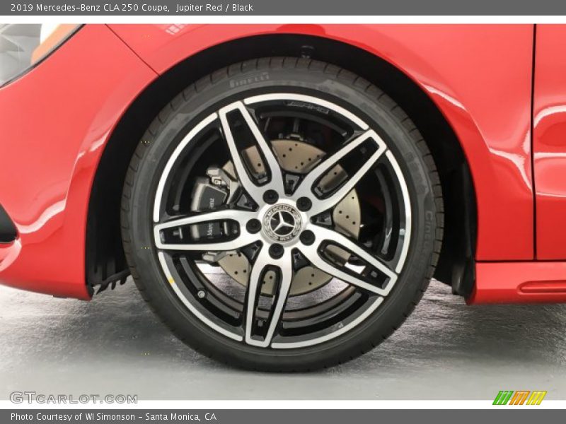 Jupiter Red / Black 2019 Mercedes-Benz CLA 250 Coupe