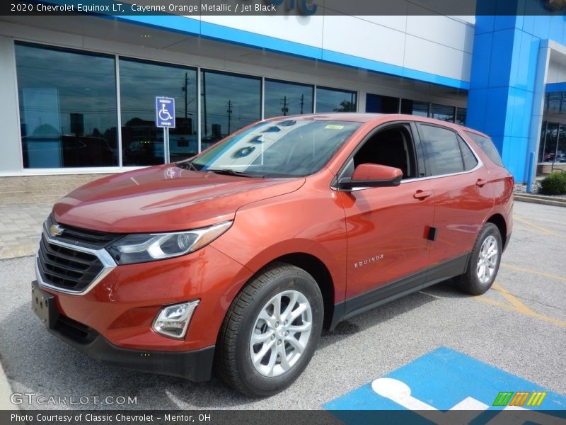 Cayenne Orange Metallic / Jet Black 2020 Chevrolet Equinox LT