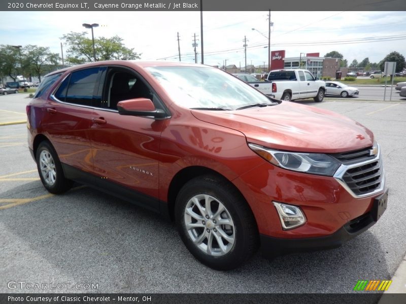 Cayenne Orange Metallic / Jet Black 2020 Chevrolet Equinox LT