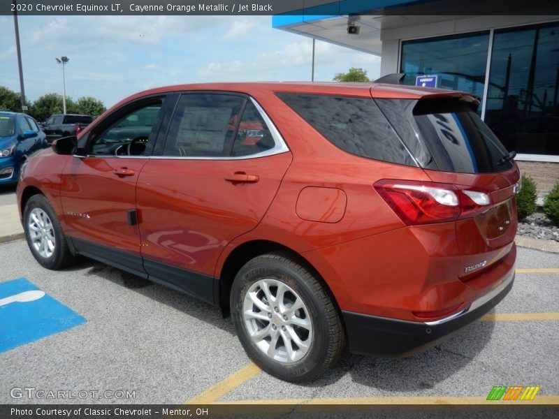 Cayenne Orange Metallic / Jet Black 2020 Chevrolet Equinox LT