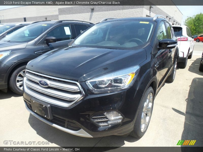 Agate Black / Chromite Gray/Charcoal Black 2019 Ford Escape Titanium 4WD