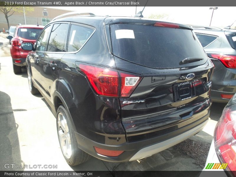 Agate Black / Chromite Gray/Charcoal Black 2019 Ford Escape Titanium 4WD