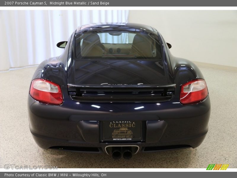 Midnight Blue Metallic / Sand Beige 2007 Porsche Cayman S