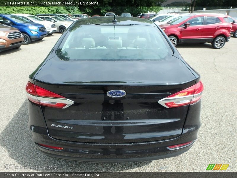 Agate Black / Medium Light Stone 2019 Ford Fusion S