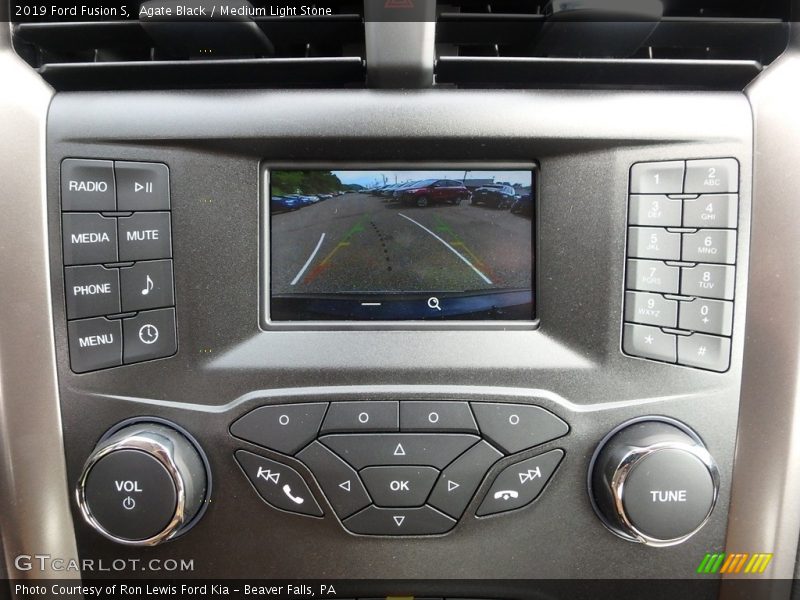 Agate Black / Medium Light Stone 2019 Ford Fusion S