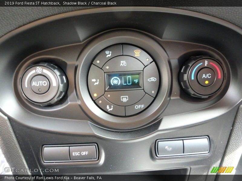 Controls of 2019 Fiesta ST Hatchback