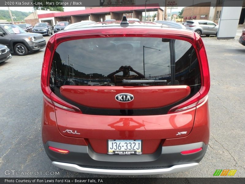 Mars Orange / Black 2020 Kia Soul X-Line