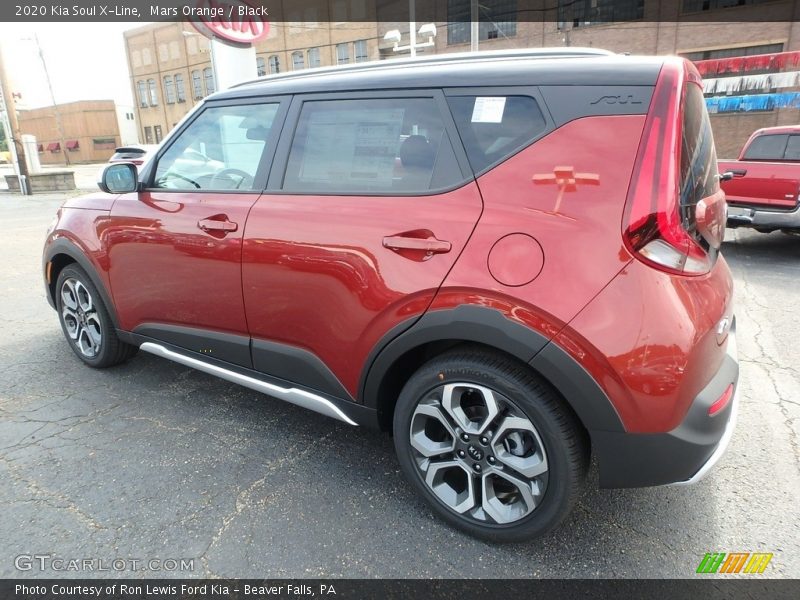 Mars Orange / Black 2020 Kia Soul X-Line