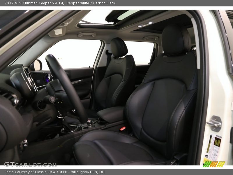 Pepper White / Carbon Black 2017 Mini Clubman Cooper S ALL4