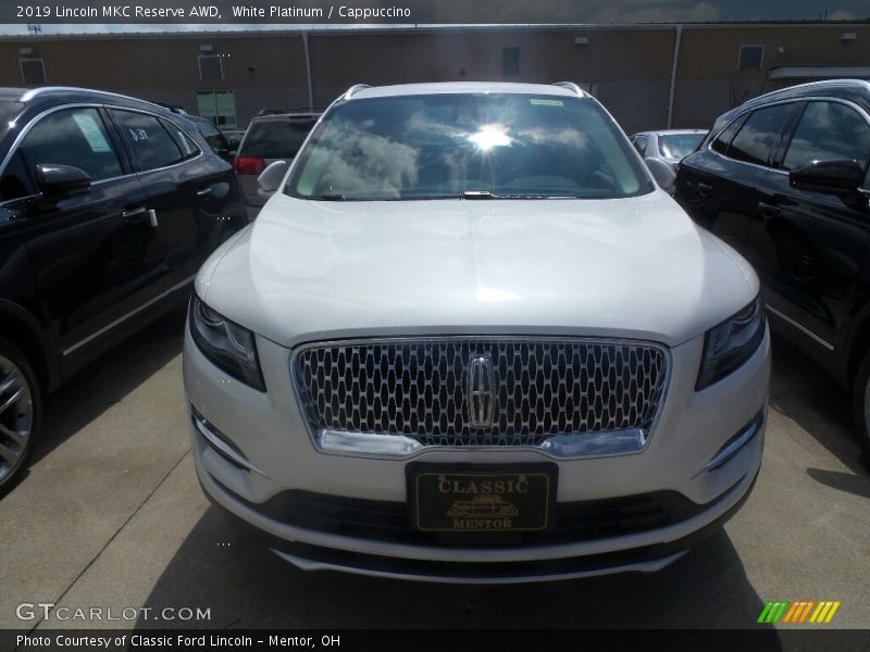 White Platinum / Cappuccino 2019 Lincoln MKC Reserve AWD