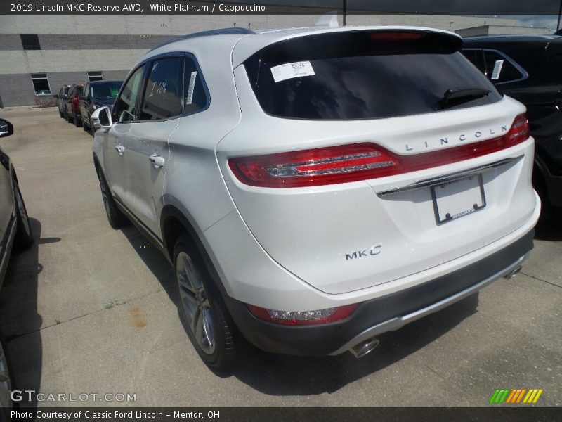 White Platinum / Cappuccino 2019 Lincoln MKC Reserve AWD