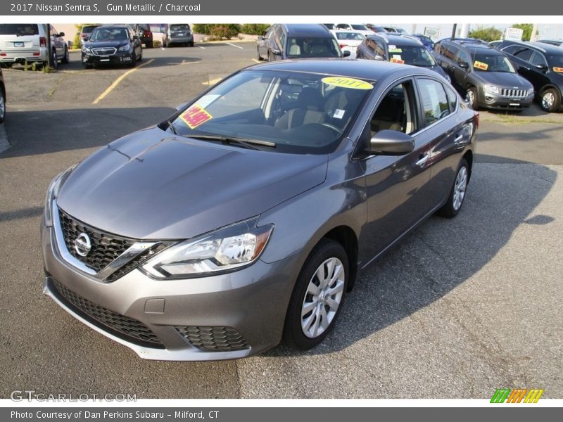 Gun Metallic / Charcoal 2017 Nissan Sentra S