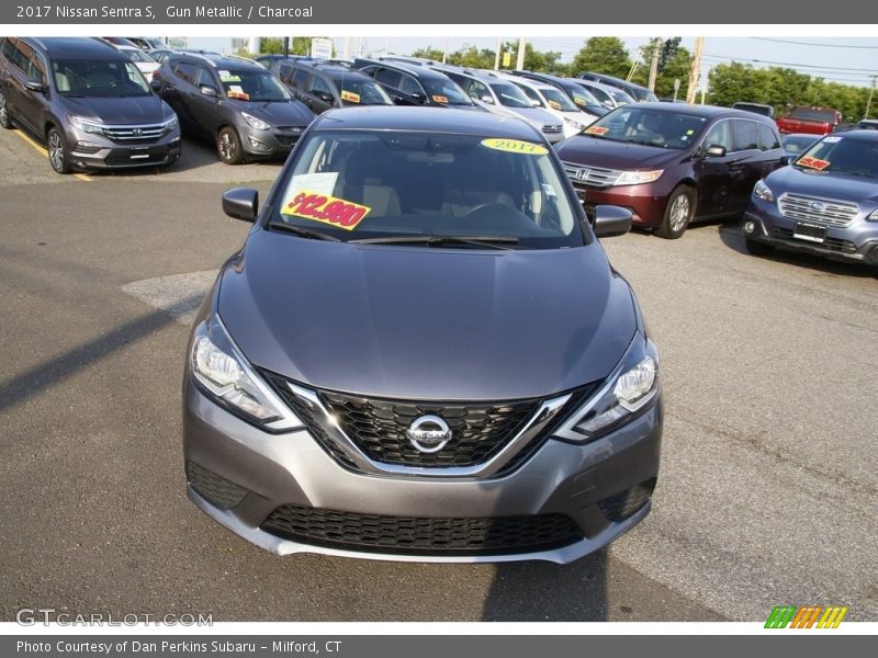 Gun Metallic / Charcoal 2017 Nissan Sentra S
