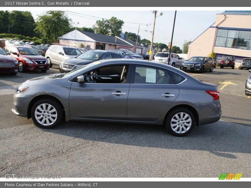 Gun Metallic / Charcoal 2017 Nissan Sentra S