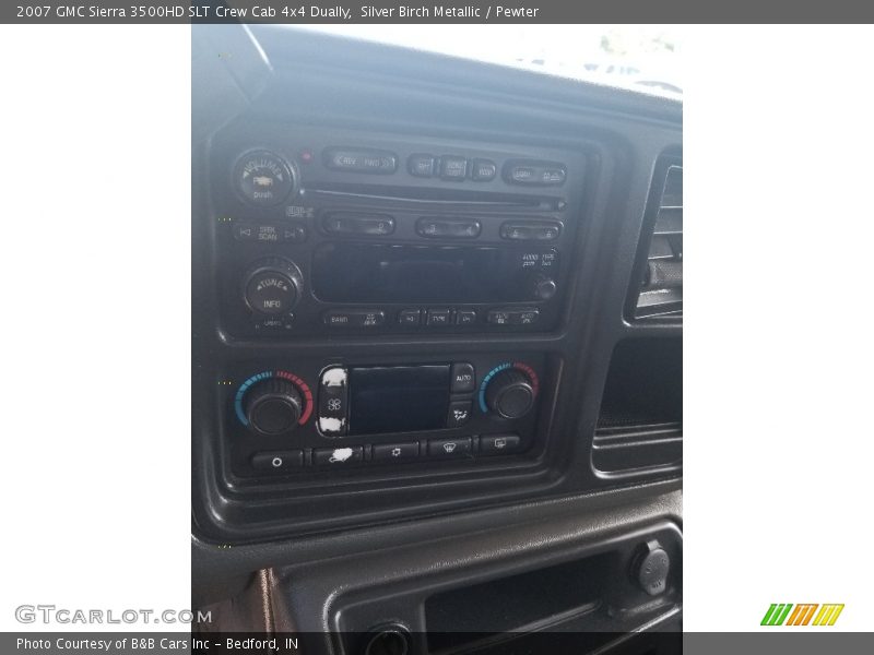 Silver Birch Metallic / Pewter 2007 GMC Sierra 3500HD SLT Crew Cab 4x4 Dually