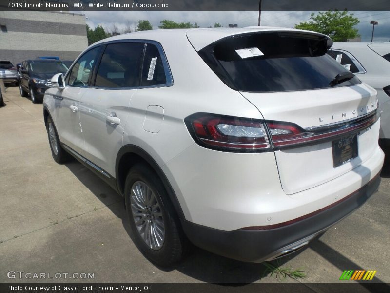 White Platinum / Cappuccino 2019 Lincoln Nautilus FWD