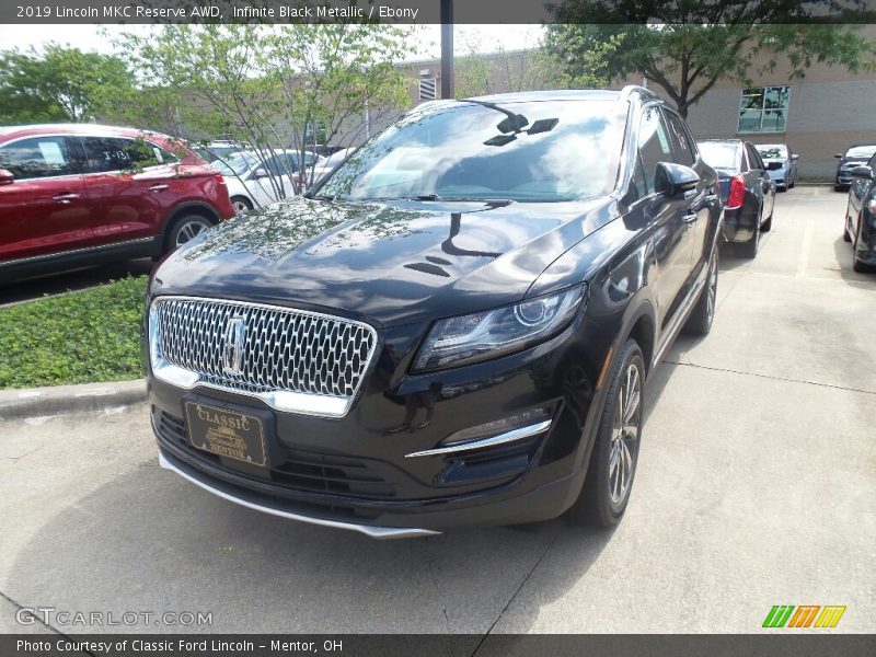 Infinite Black Metallic / Ebony 2019 Lincoln MKC Reserve AWD