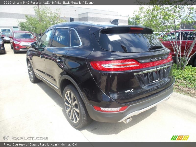 Infinite Black Metallic / Ebony 2019 Lincoln MKC Reserve AWD