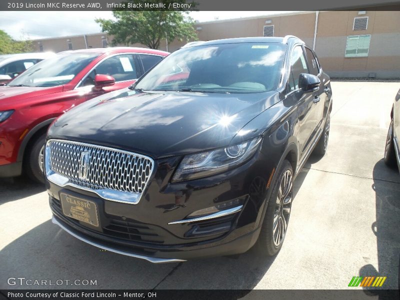 Infinite Black Metallic / Ebony 2019 Lincoln MKC Reserve AWD