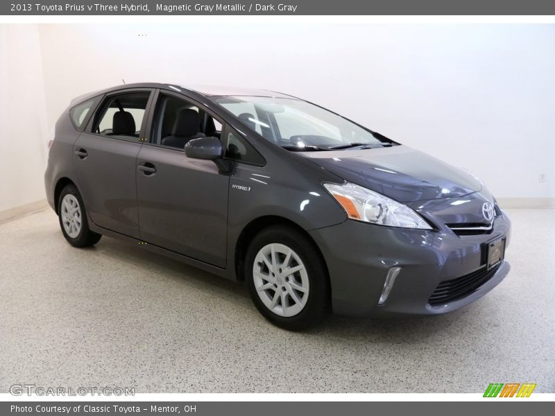 Magnetic Gray Metallic / Dark Gray 2013 Toyota Prius v Three Hybrid