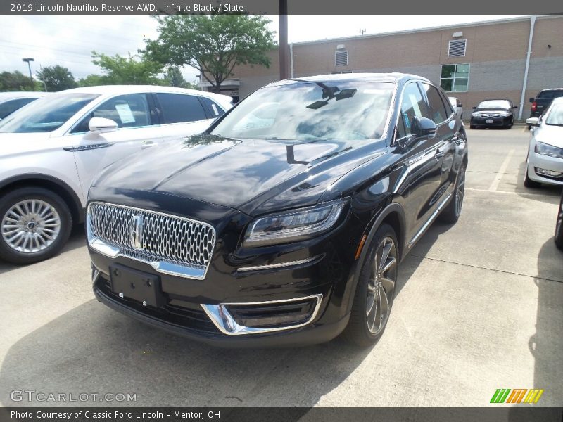 Infinite Black / Slate 2019 Lincoln Nautilus Reserve AWD