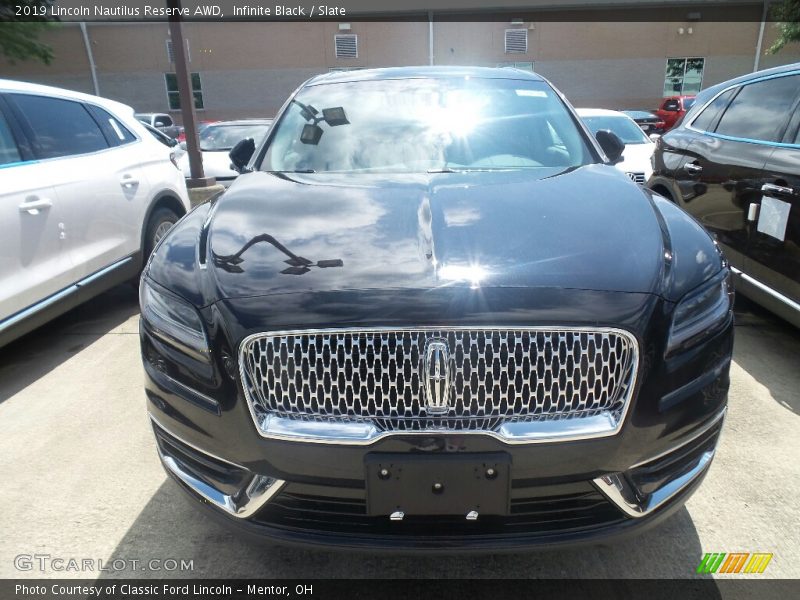 Infinite Black / Slate 2019 Lincoln Nautilus Reserve AWD