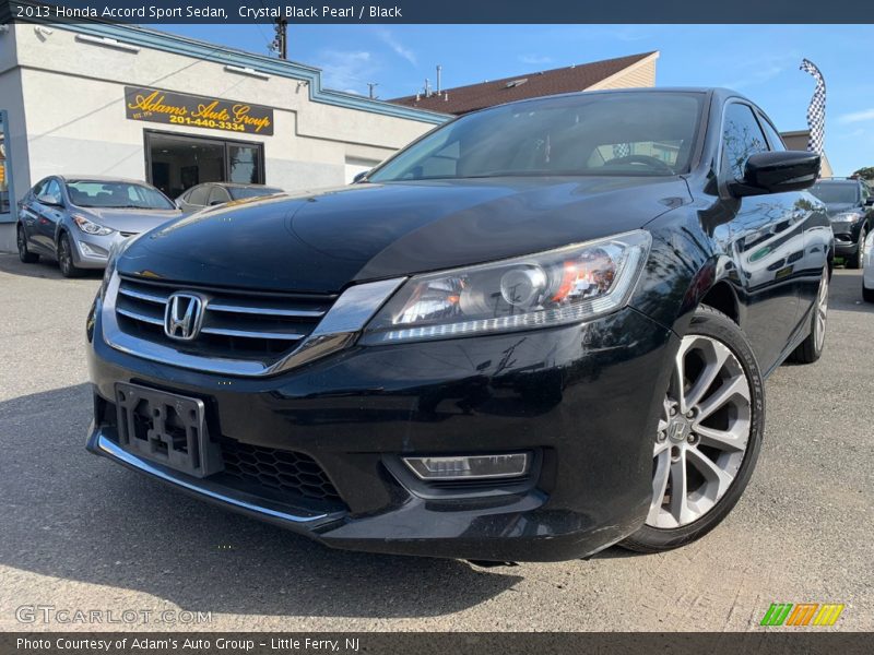 Crystal Black Pearl / Black 2013 Honda Accord Sport Sedan