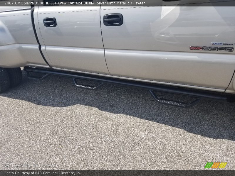 Silver Birch Metallic / Pewter 2007 GMC Sierra 3500HD SLT Crew Cab 4x4 Dually