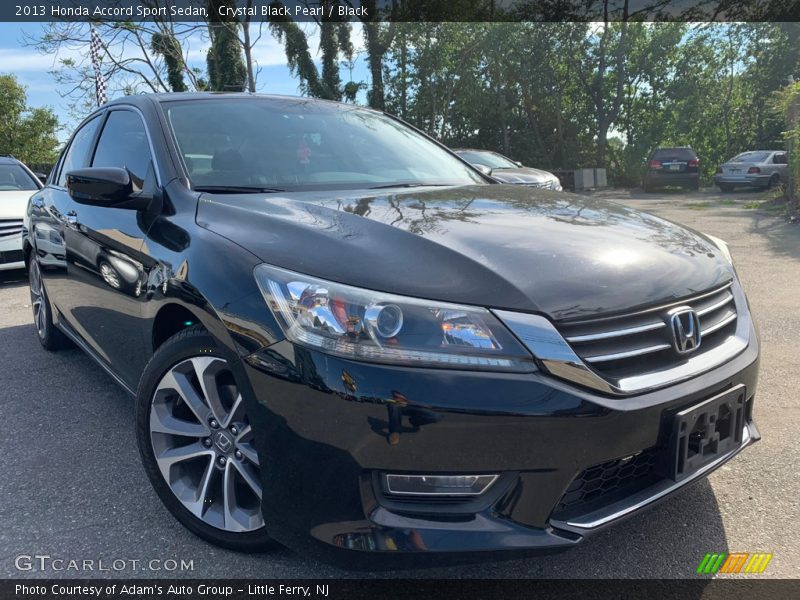 Crystal Black Pearl / Black 2013 Honda Accord Sport Sedan